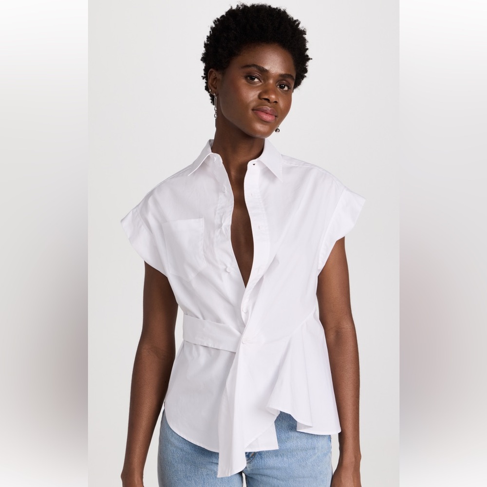 Aknvas white shirt